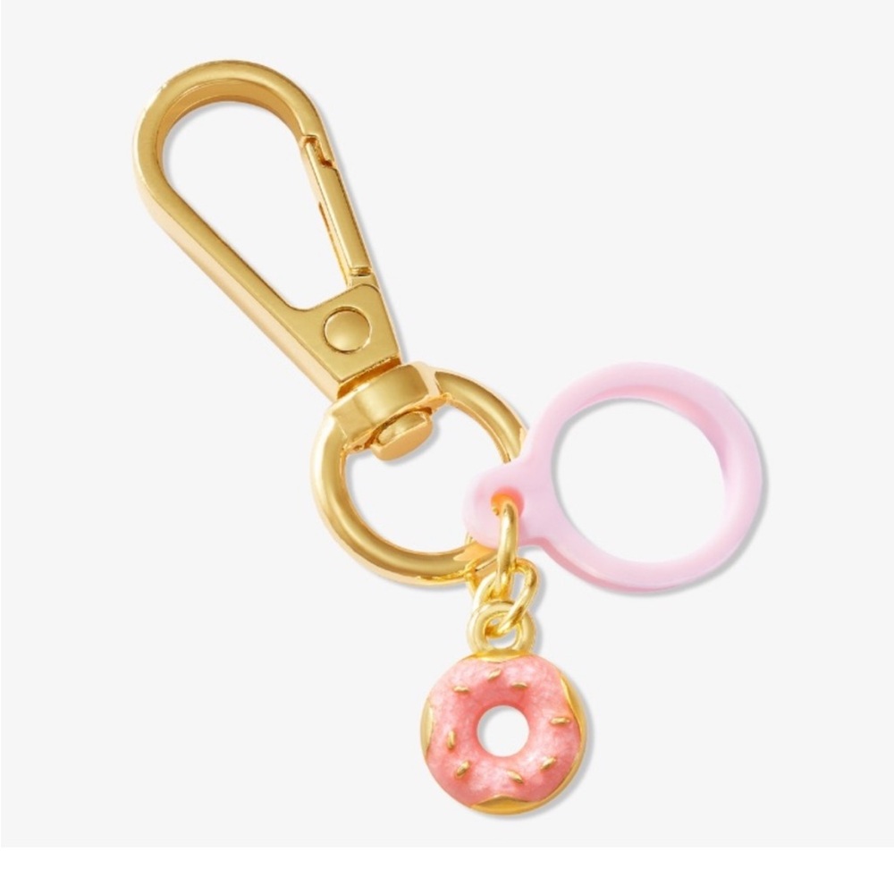 TARTE Pink Donut charm with Gold Clip
